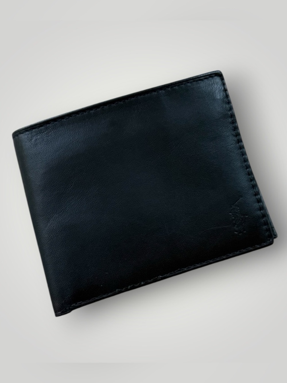 Polo Ralph Lauren classic leather bifold wallet